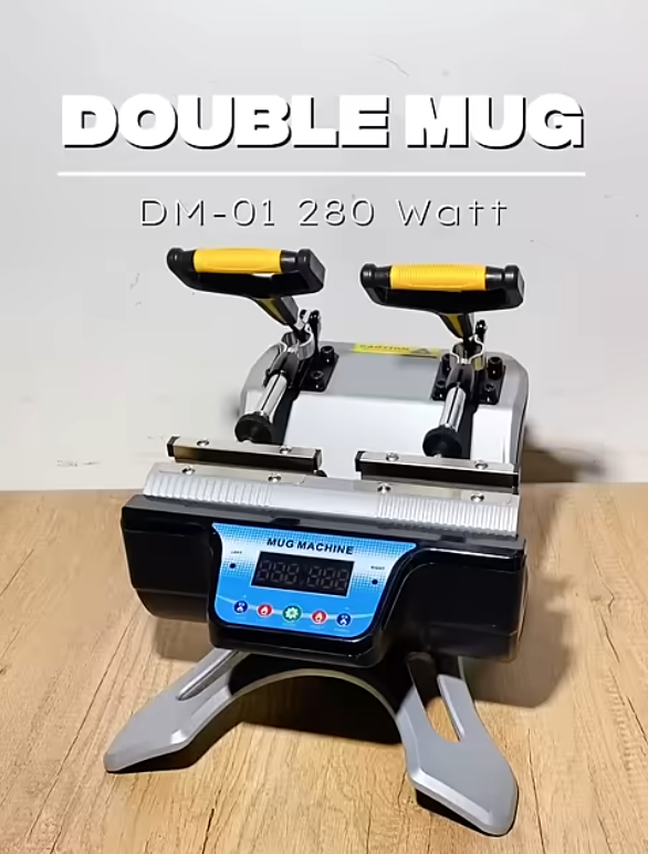 Mesin Press Mug Double Mug sablon sublim DM-01